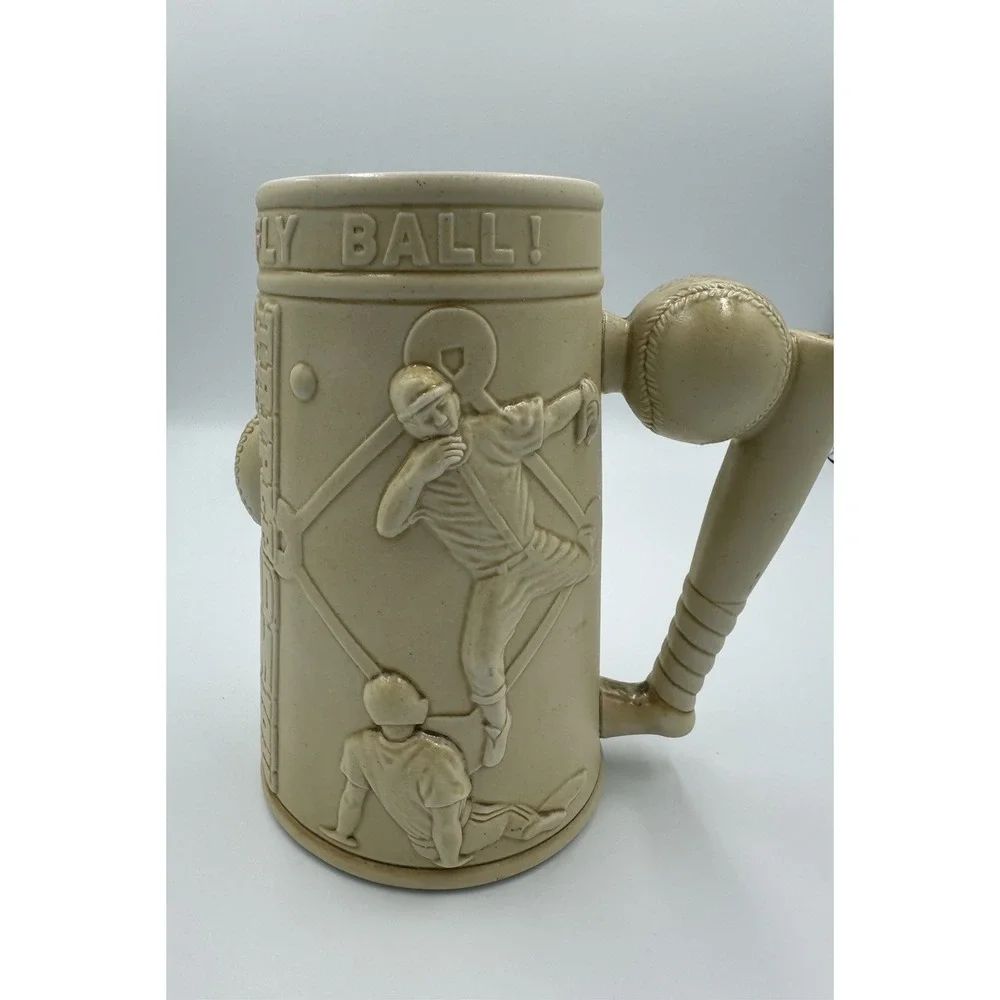 Vintage FTD‎ Stein with a baseball theme.